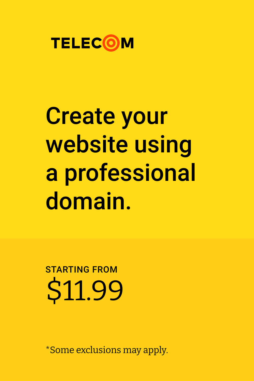 Create Website Using Professional Domain Inline Rectangle 300x250
