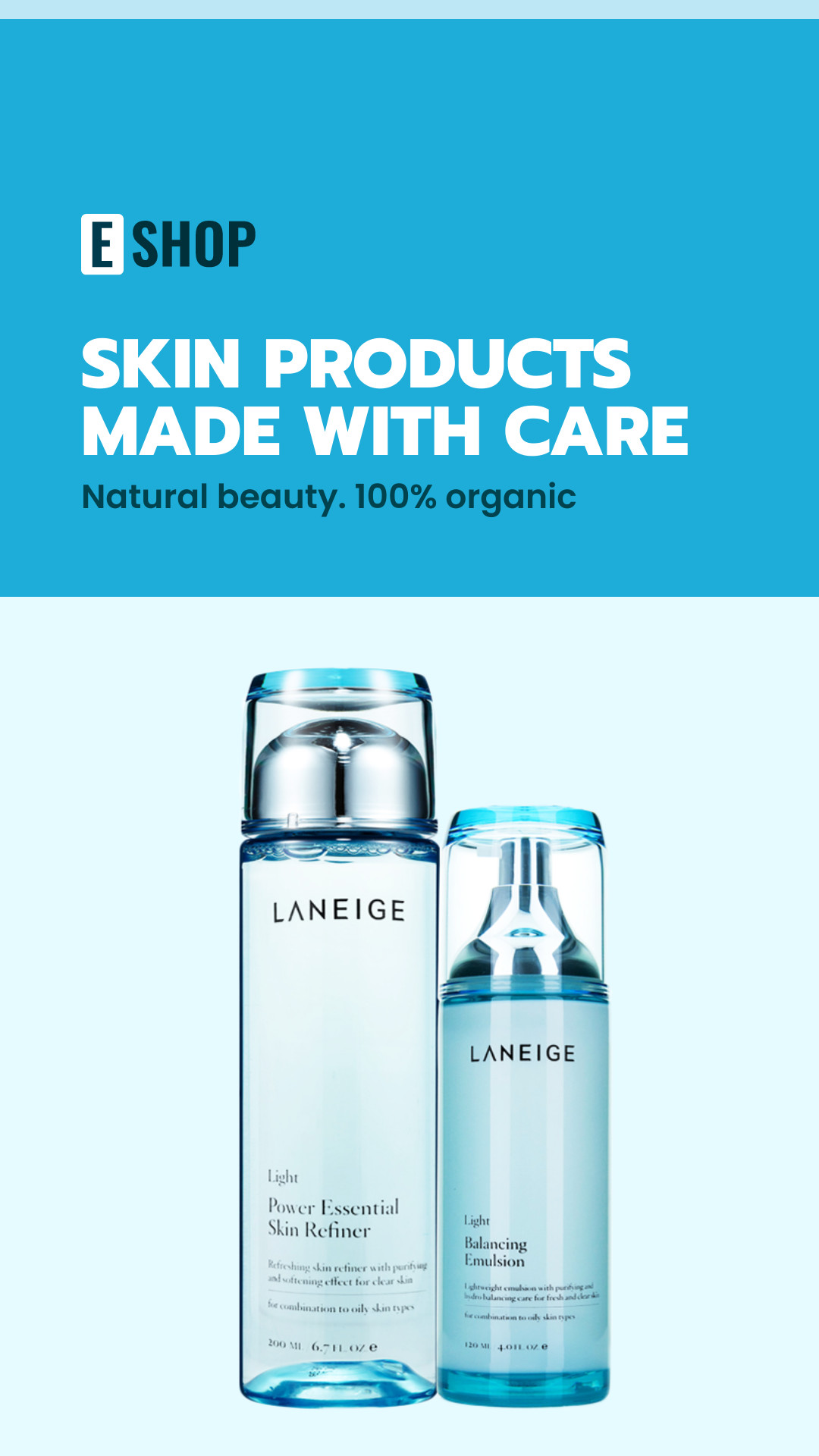 Skin Products Made with Care