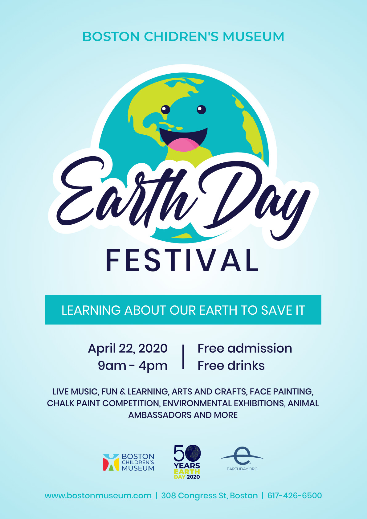 Earth Day Festival for Children – Poster Template 1191x1684