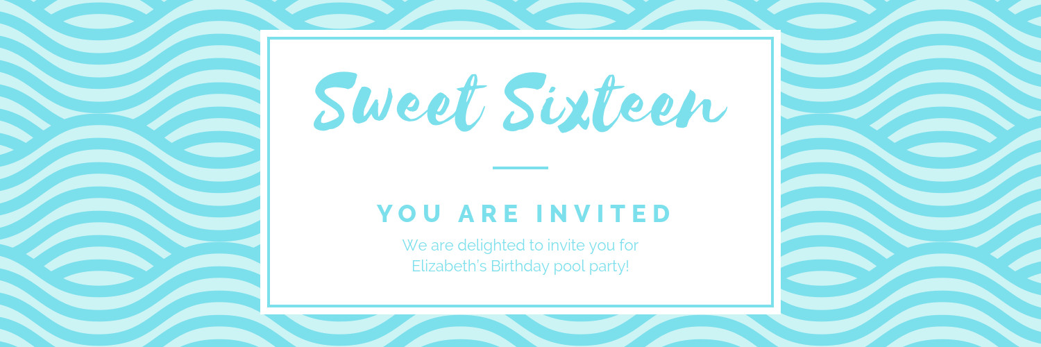 Birthday party invitation