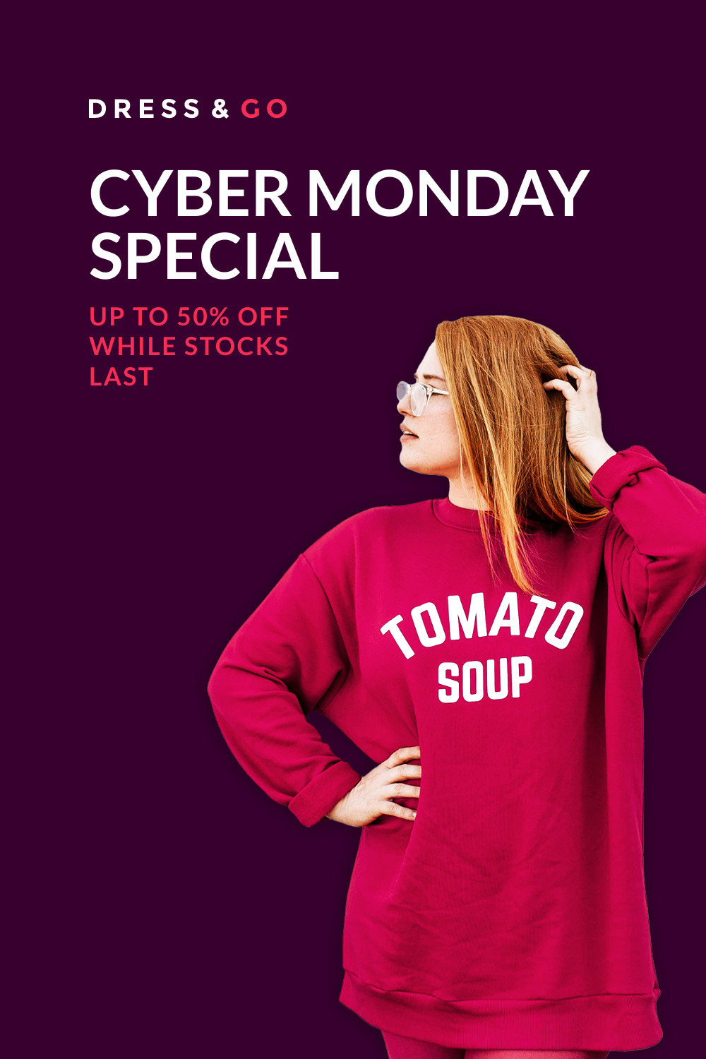 Cyber Monday Special Red Woman