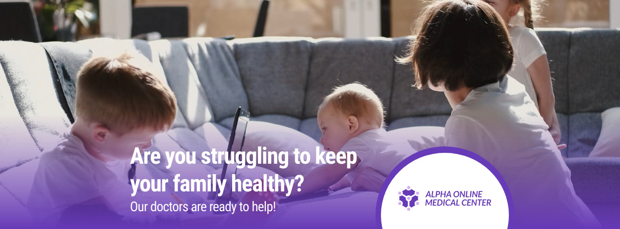 Keep your Family Healthy Video Facebook Video Cover 1250x463