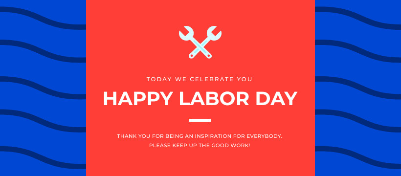 Labor Day Inspiration for Everybody Facebook Cover 820x360