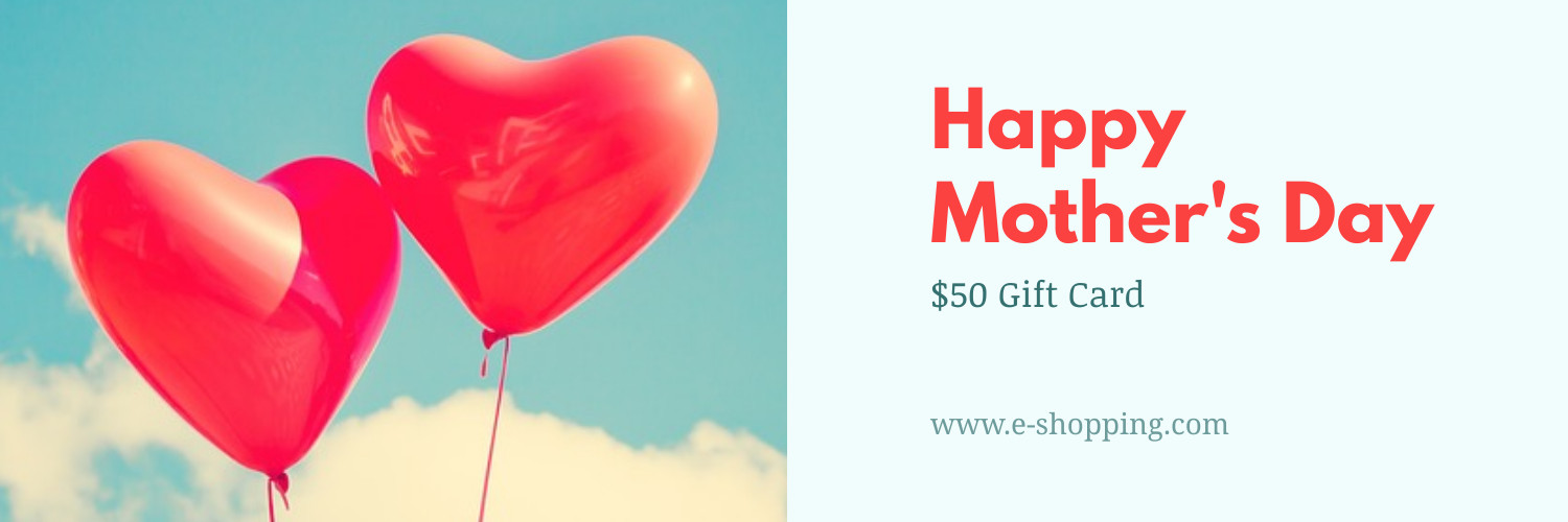 Mother's Day Hearth Balloons Gift Card 