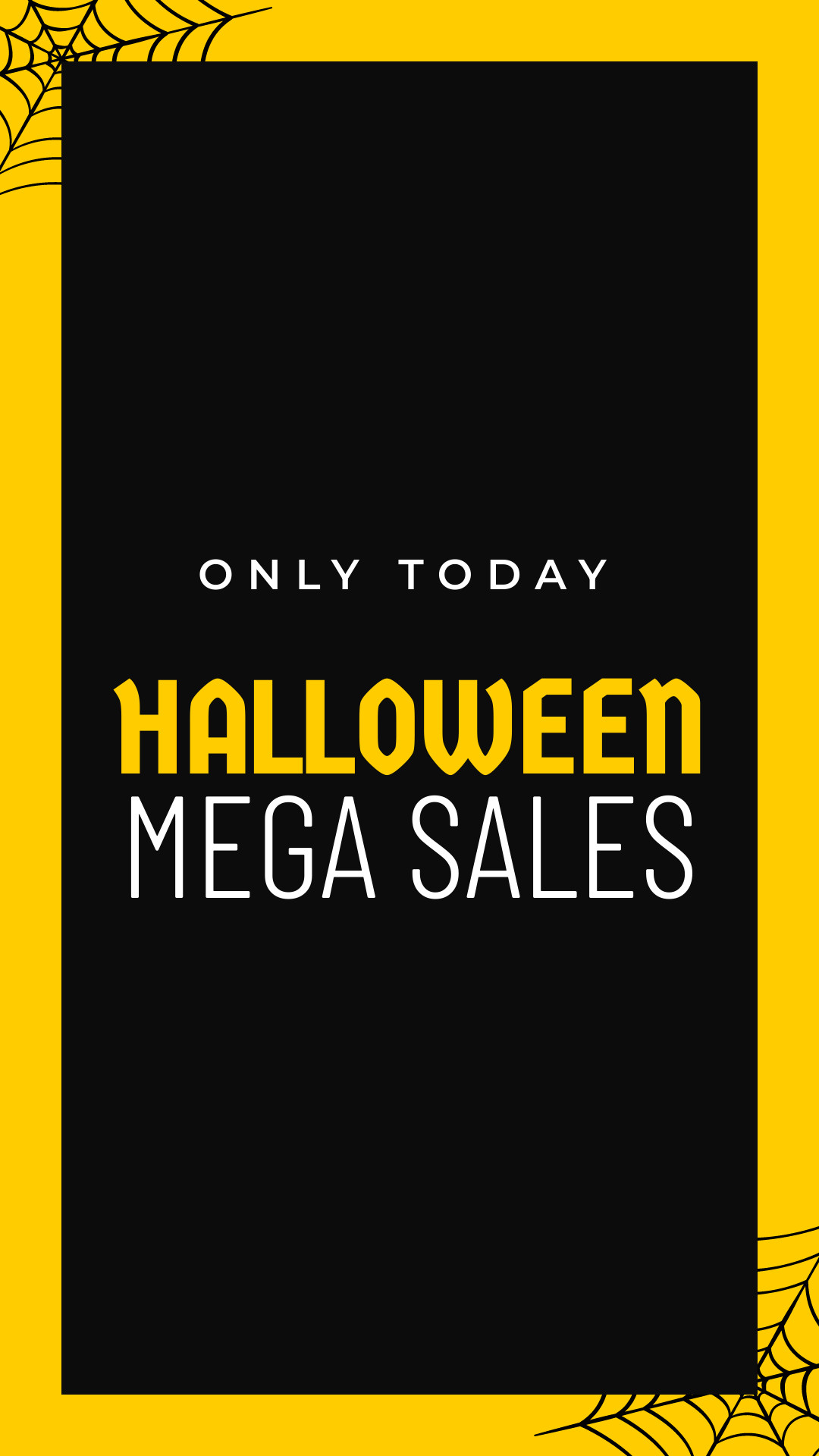 Halloween Mega Sales Only Today Inline Rectangle 300x250