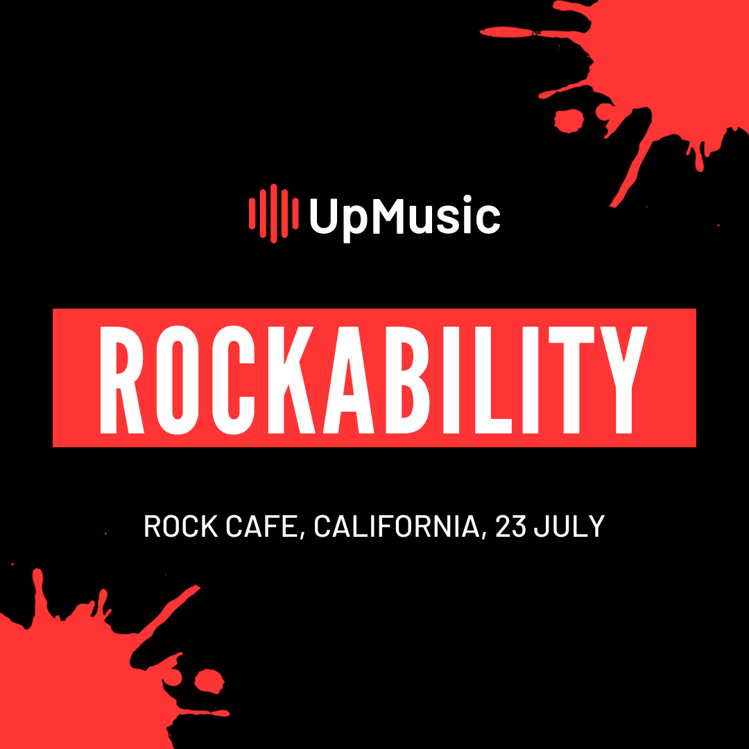 Rockability Music Event 1080x1080 template preview