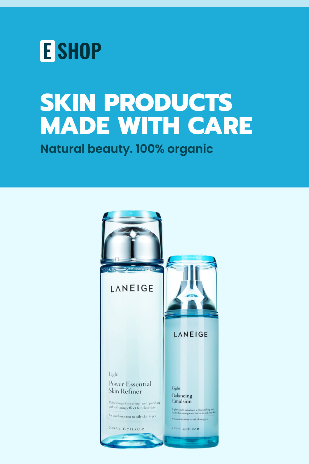 Skin Products Made with Care