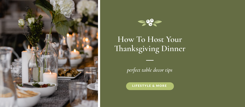 Thanksgiving Table Decor Tips  Facebook Cover 820x360