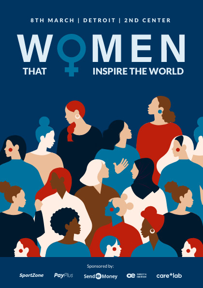 Women's Day Inspire the World – Flyer Template 420x595