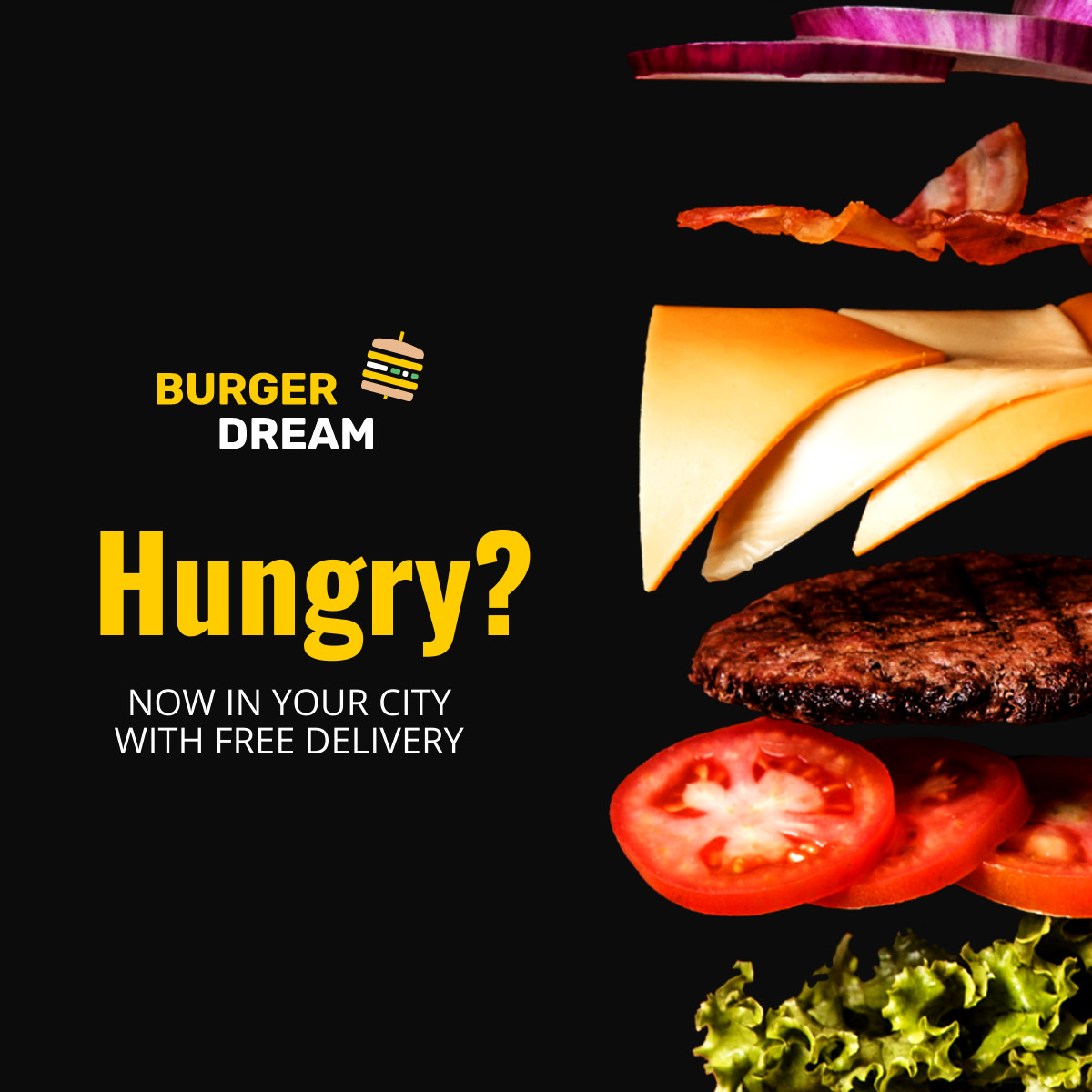 Free Burger Delivery in Your City 