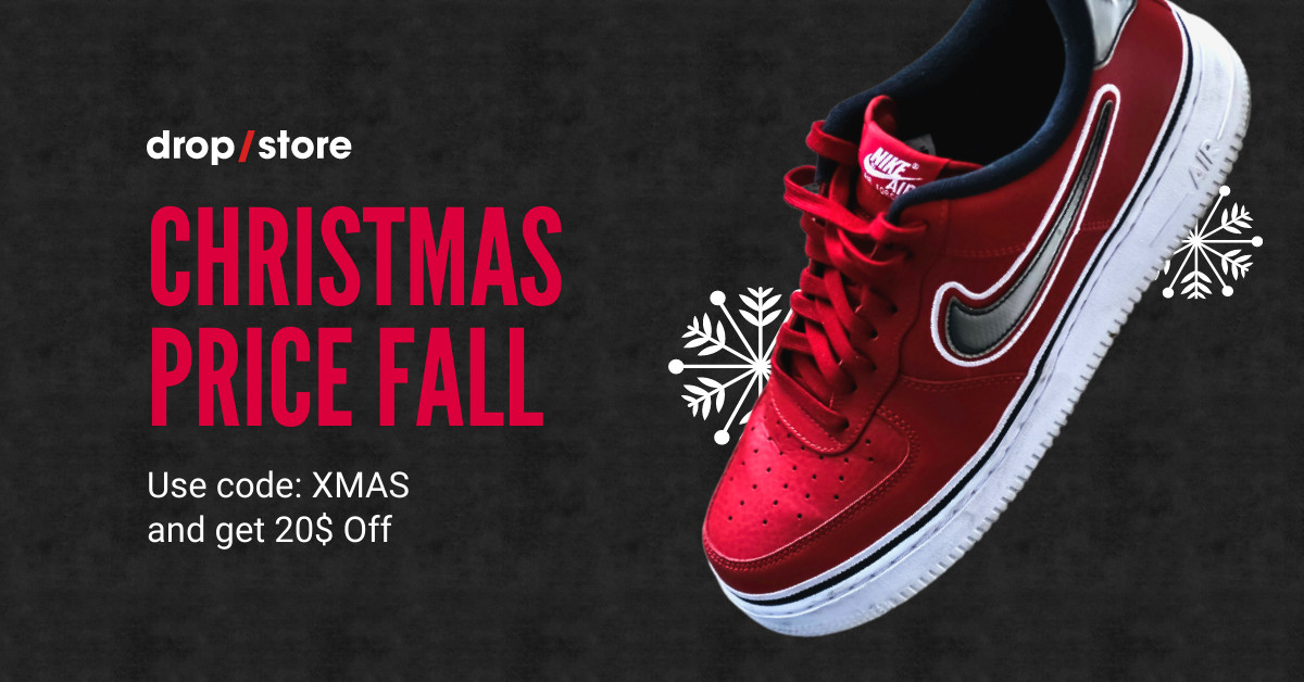 Christmas Footwear Promotional Price Template