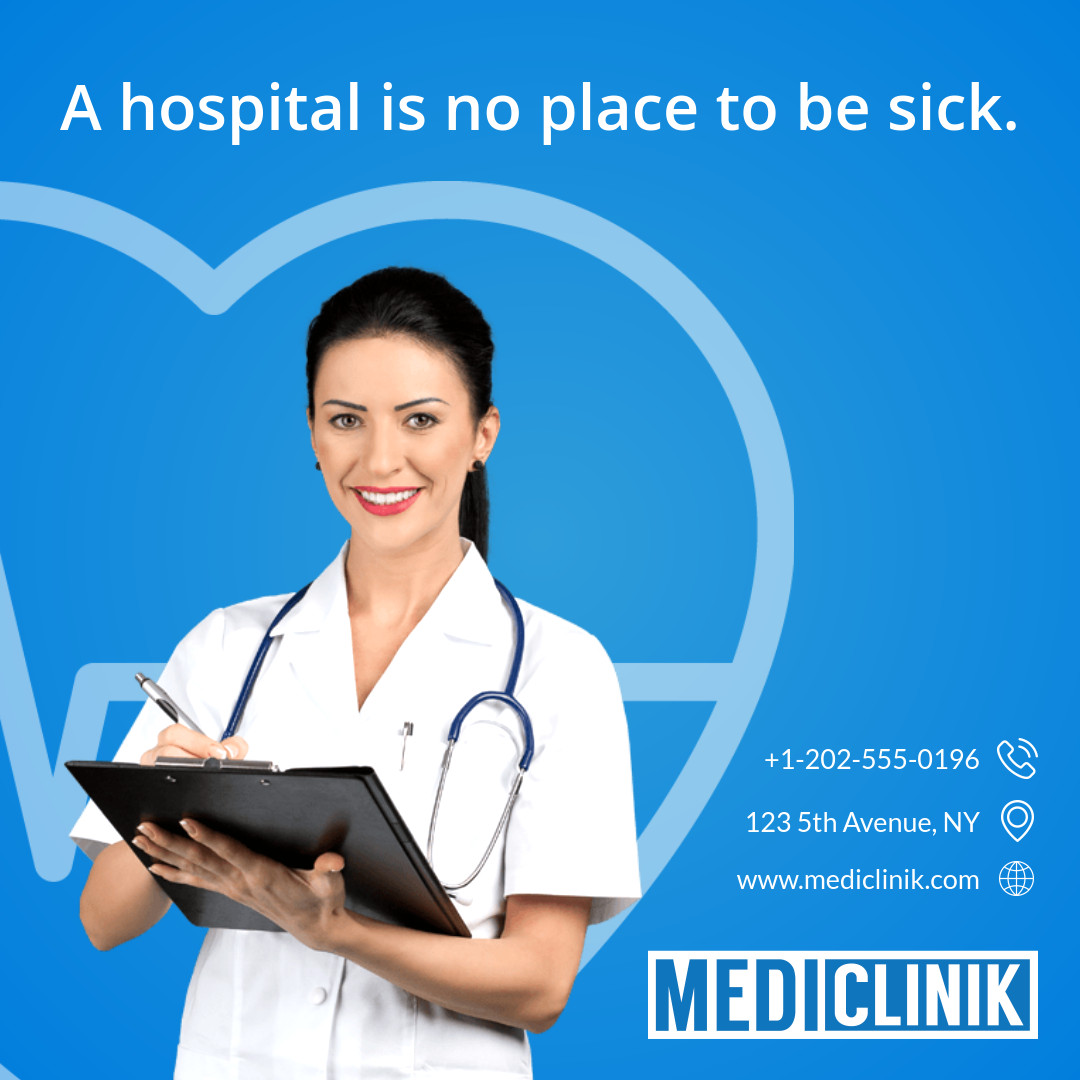 Hospital Ad Template Facebook Carousel Ads 1080x1080