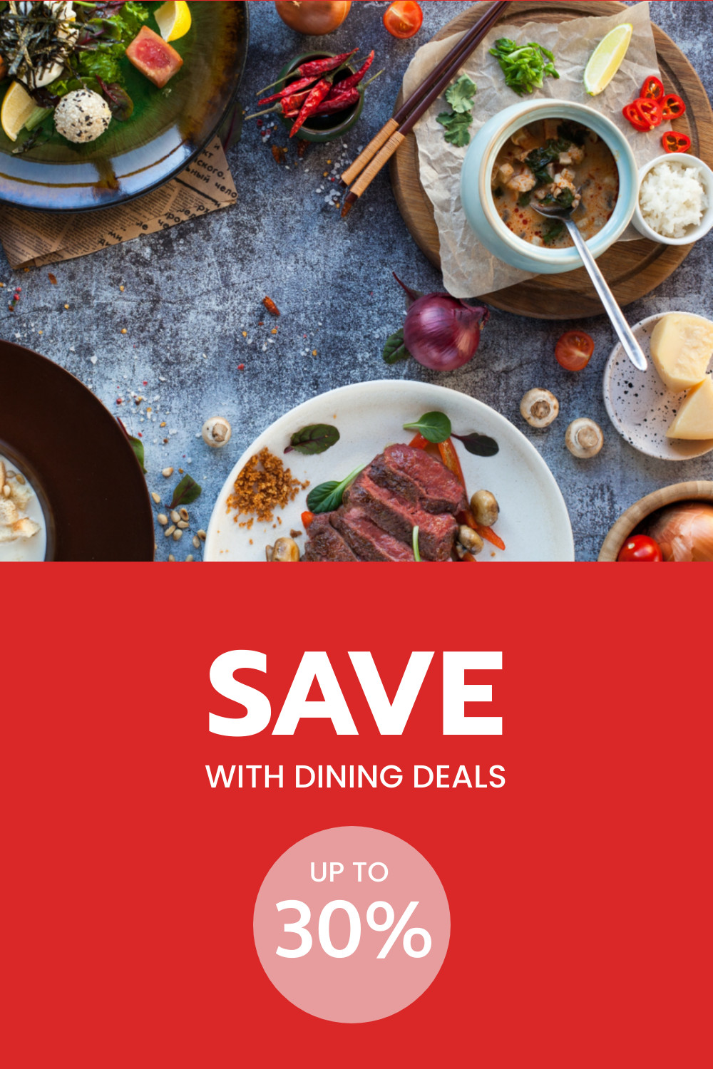 Save Money with Dining Deals  Inline Rectangle 300x250