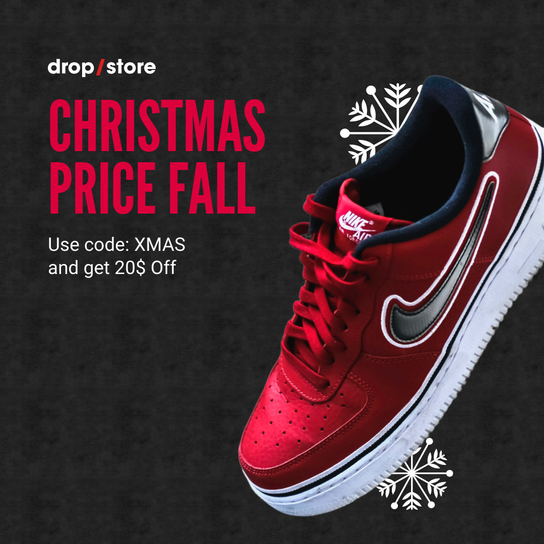 Christmas Footwear Promotional Price Template