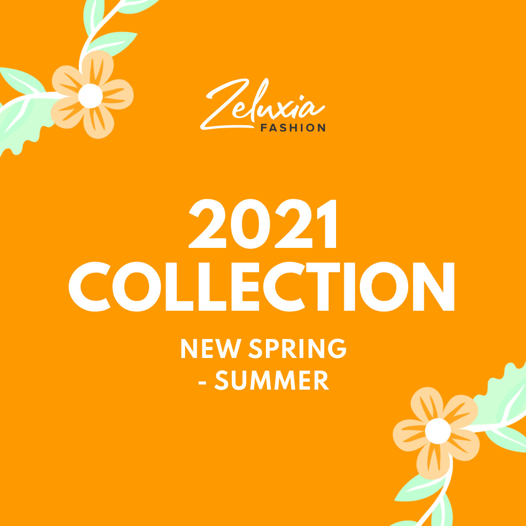 Spring-Summer Fashion Collection Flower Illustration 