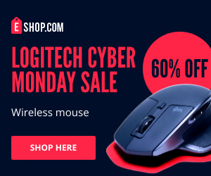 Logitech Mouse Cyber Monday Sale Ad Template - Creatopy