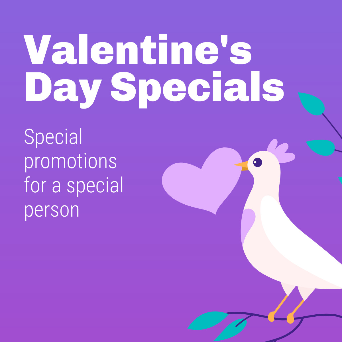  Valentine's Day Dove Specials