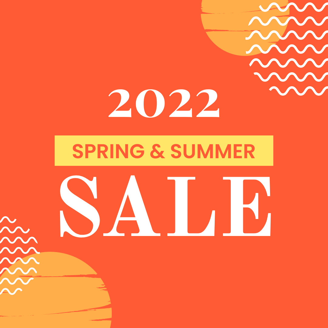 Orange Spring and Summer Sale Inline Rectangle 300x250
