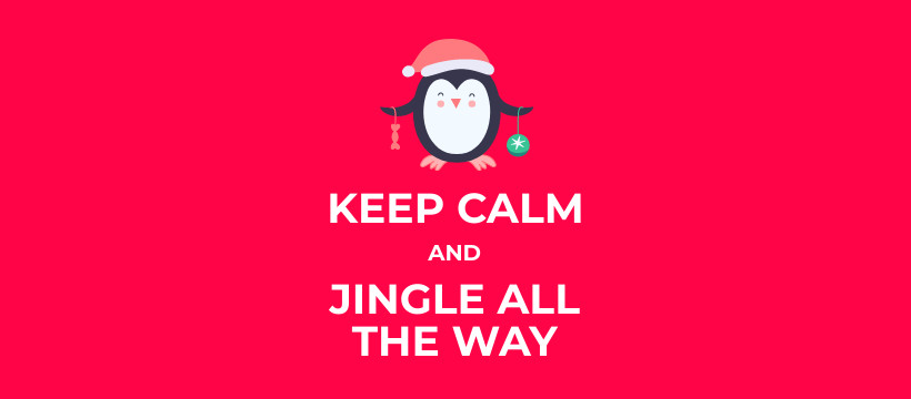 Christmas Keep Calm and Jingle Facebook Cover 820x360