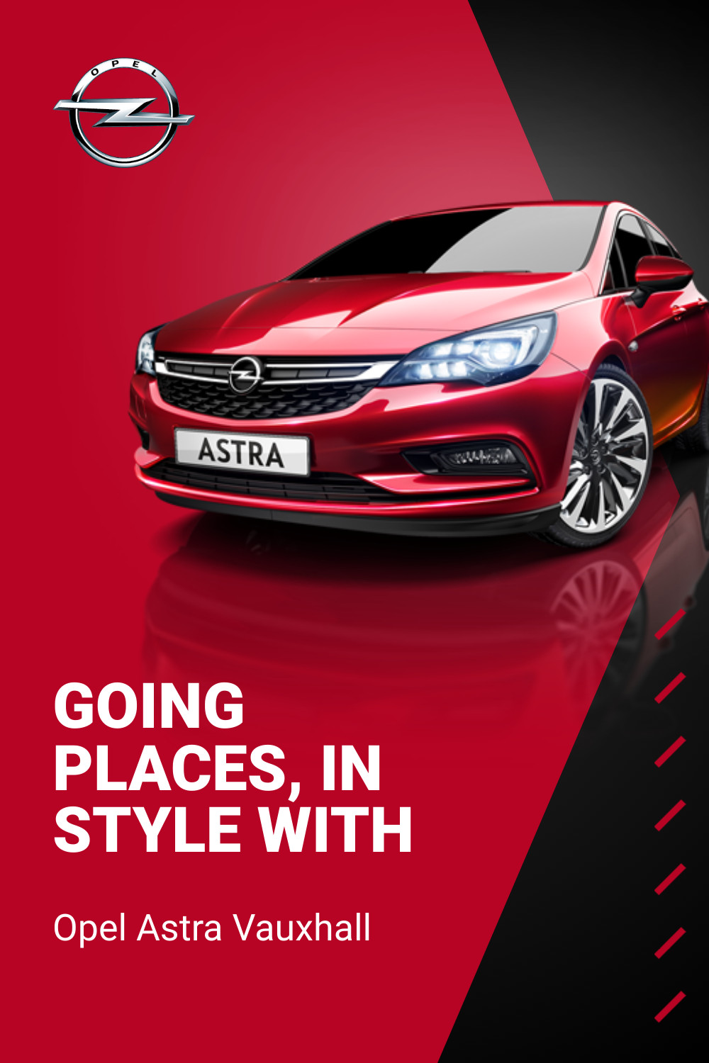 Red Opel Astra In Style Inline Rectangle 300x250