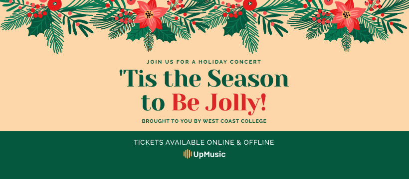 Season to be Jolly Christmas Concert Facebook Cover 820x360