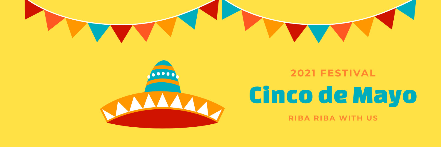 Cinco de Mayo Riba Riba Festival  Facebook Cover 820x360