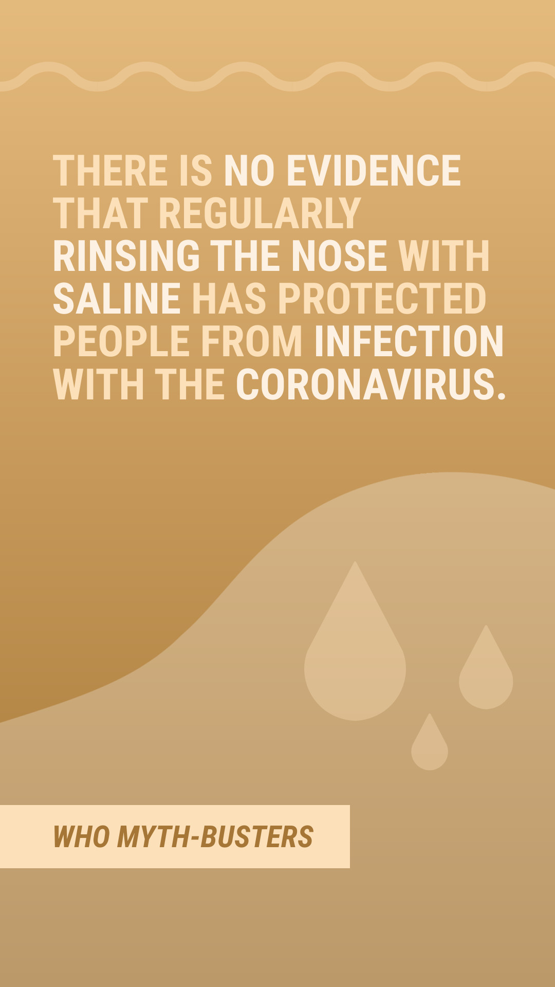 Myth COVID-19 Saline Nose Rinsing