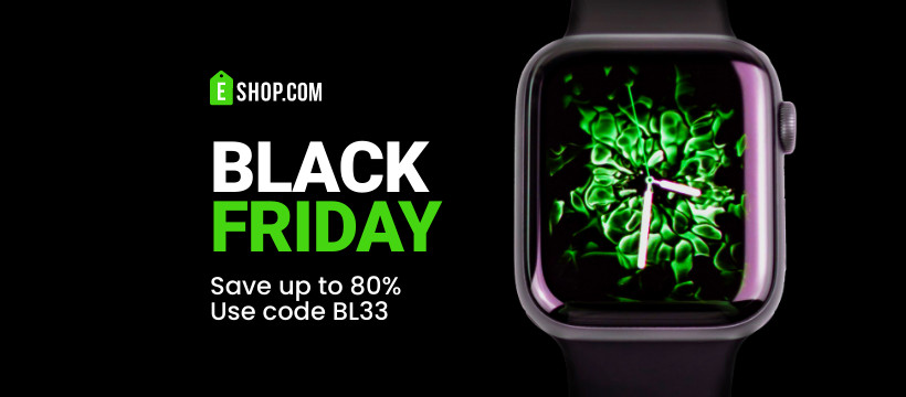 Black Friday Green Smartwatch 
