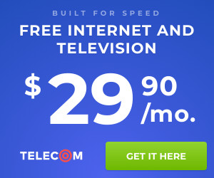 Free Internet and Television Inline Rectangle 300x250