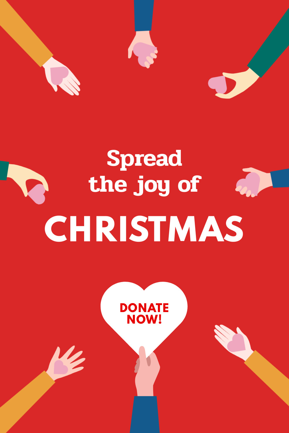 Donate and Spread the Joy of Christmas Facebook Cover 820x360