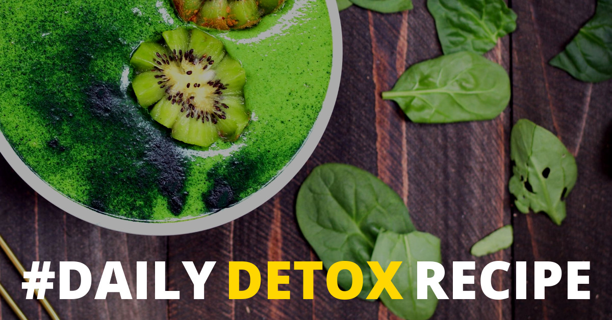 Daily Detox Recipe - blog and lifestyle Facebook Sponsored Message 1200x628