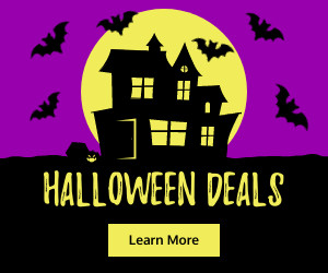 Haunted House Halloween Deals Inline Rectangle 300x250