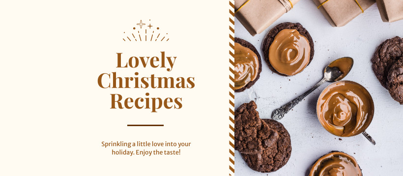 Sprinkling Lovely Christmas Recipes Facebook Cover 820x360