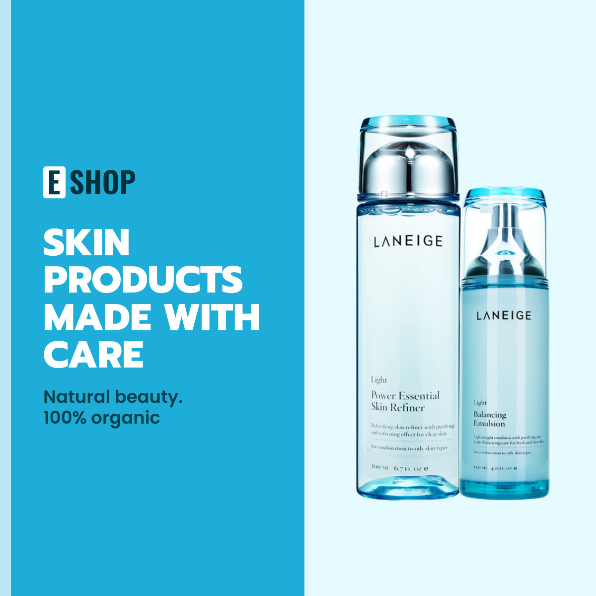 Skin Products Made with Care Inline Rectangle 300x250