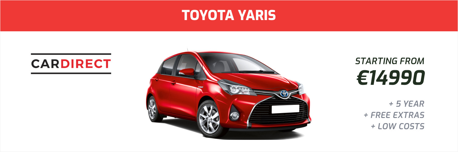 Red Toyota Yaris Automotive