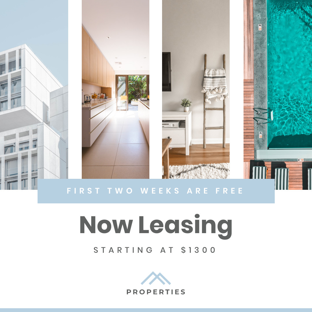 Now Leasing Two Weeks Free