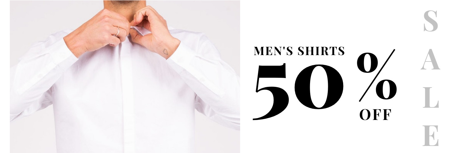 Fashion - Men shirts sale Facebook Sponsored Message 1200x628