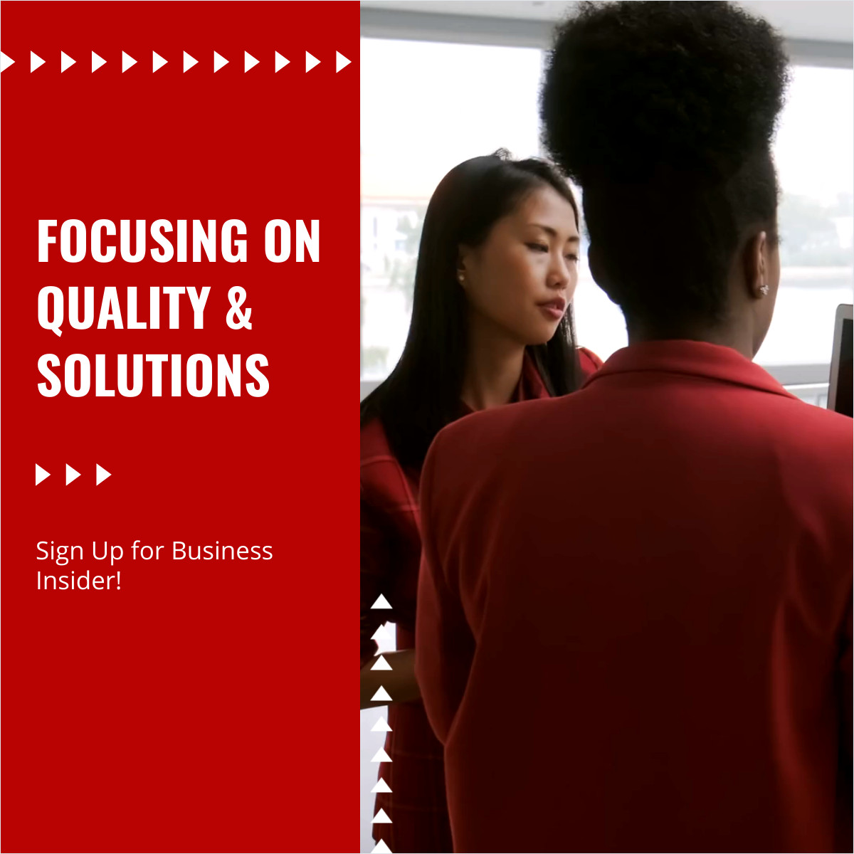 Focusing on Business Quality Video