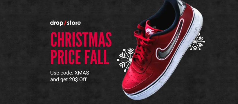 Christmas Footwear Promotional Price Template