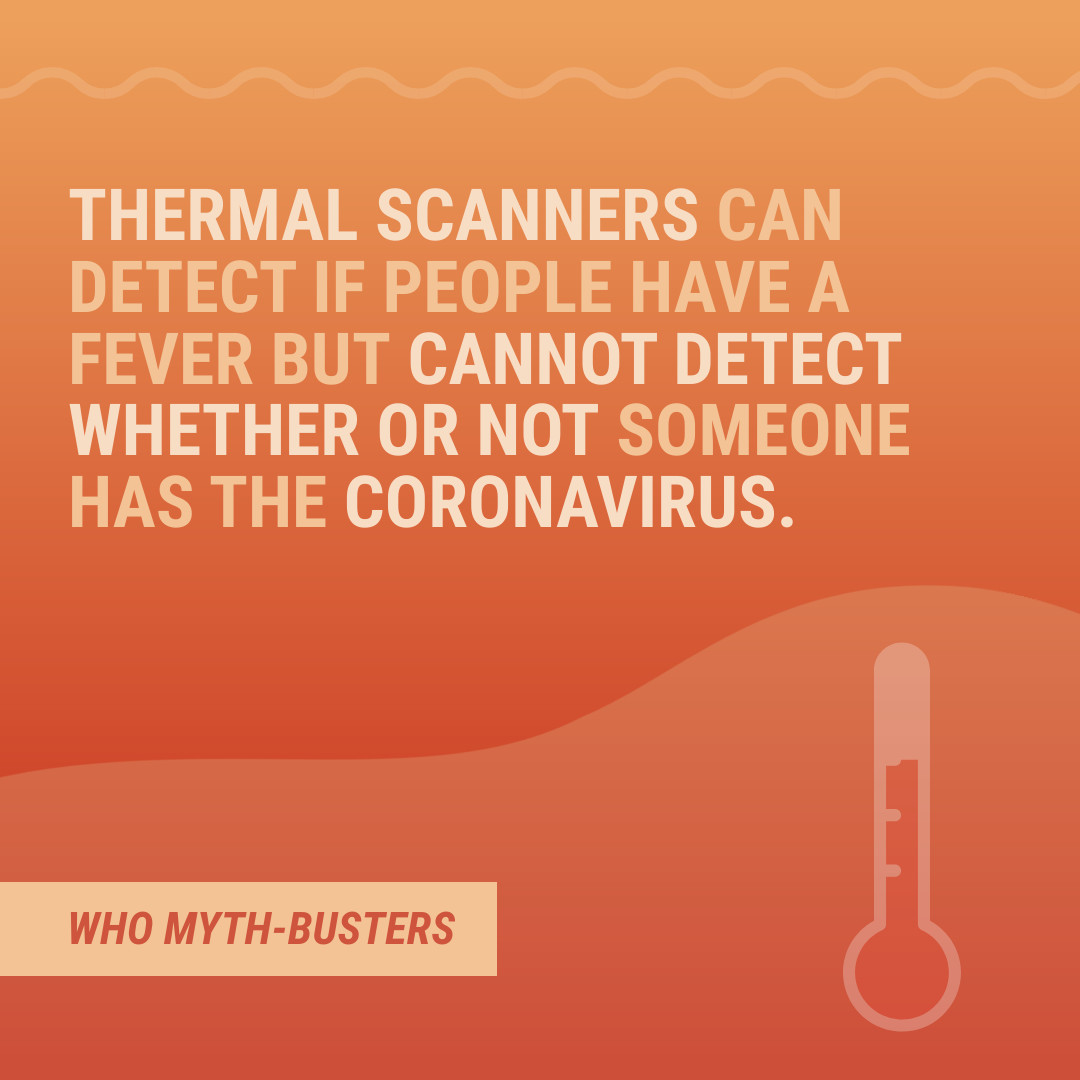 Myth COVID-19 Thermal Scanners