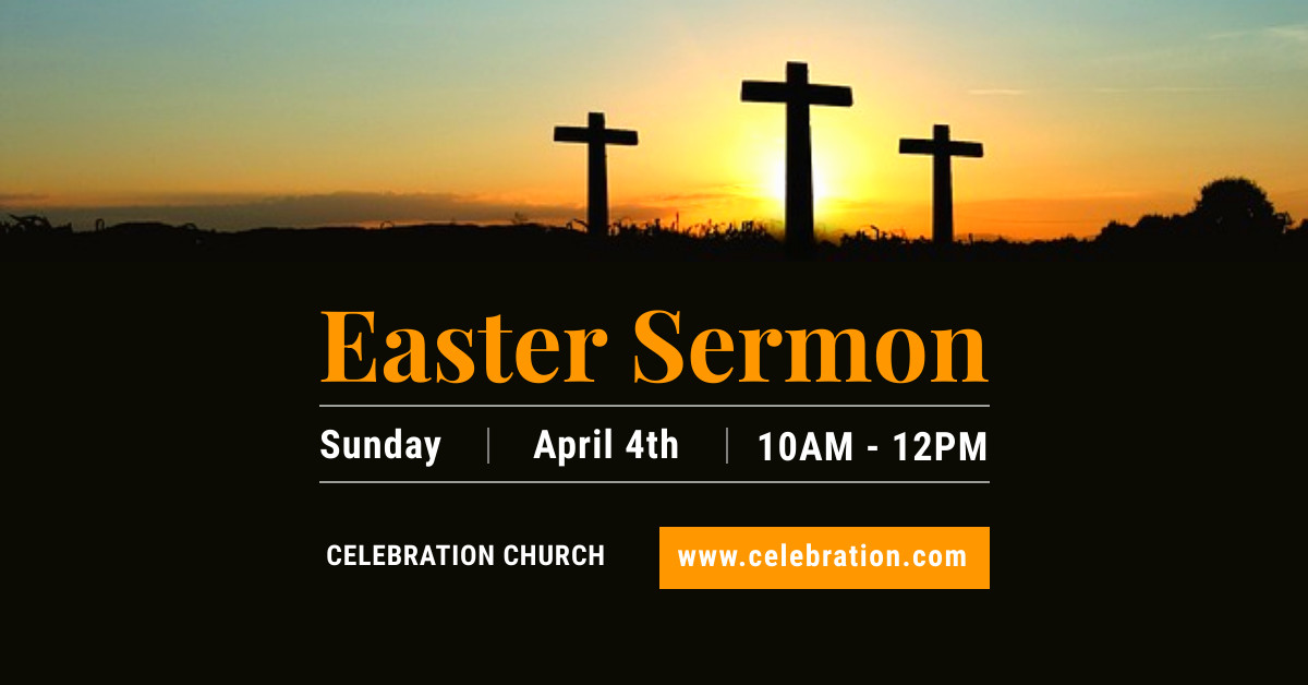 Easter Sermon Church Invitation