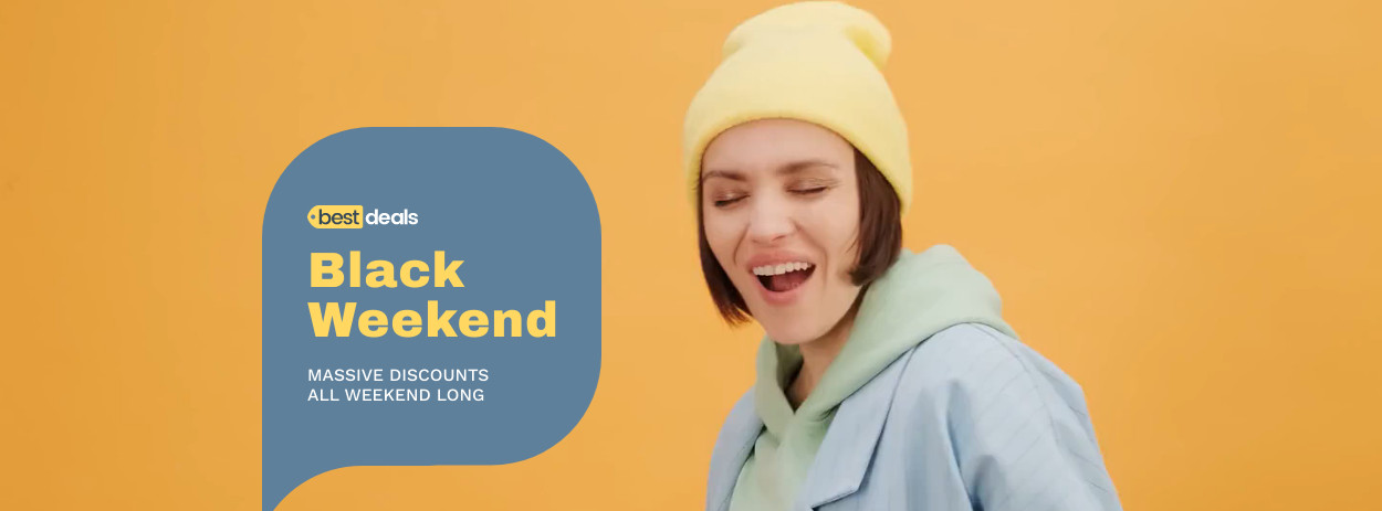 Black Friday Weekend Massive Discounts Video Facebook Video Cover 1250x463