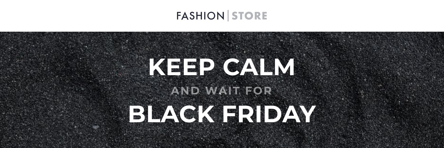 Keep Calm Black Friday Fashion Inline Rectangle 300x250