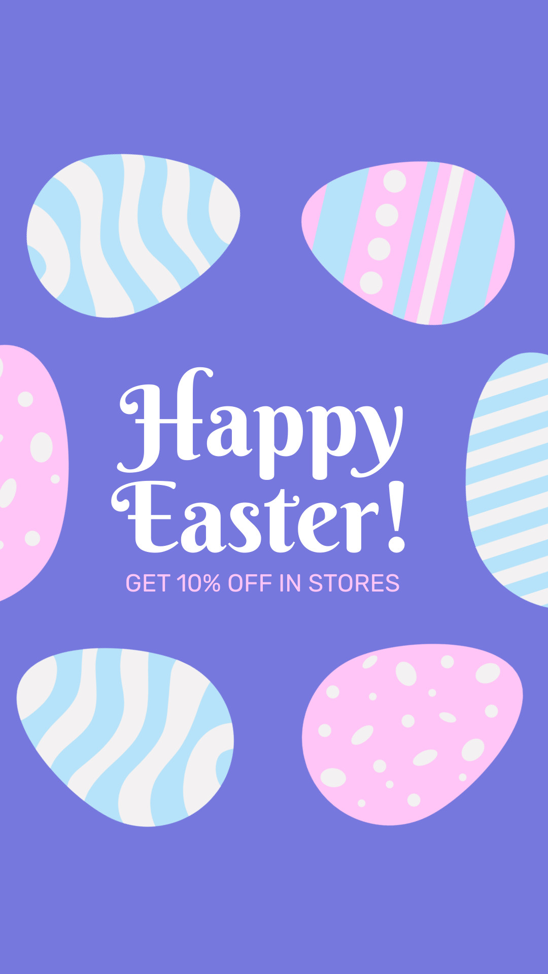 Happy Easter Eggs Deal Illustration