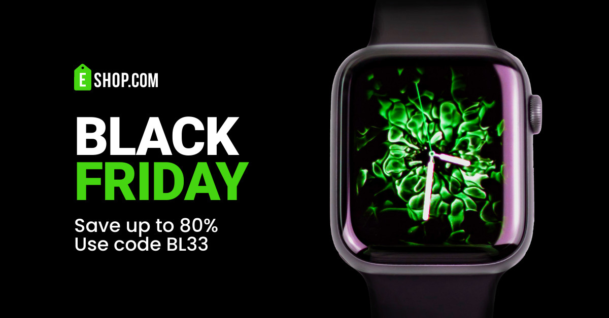 Black Friday Green Smartwatch 