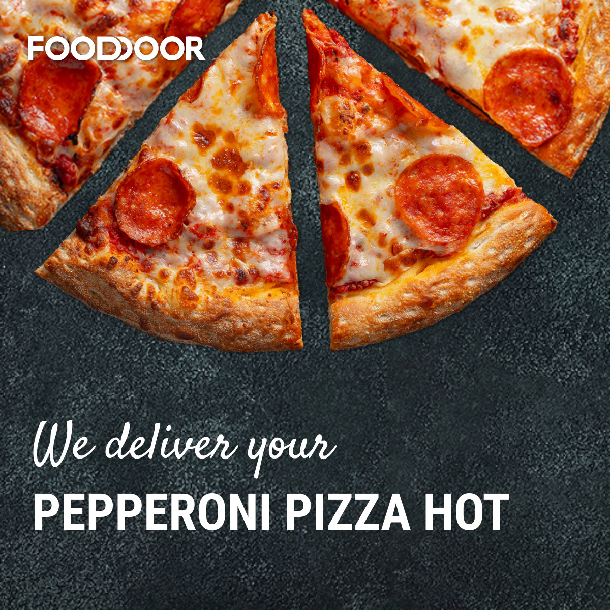 Pepperoni Pizza Delivery FoodDoor
