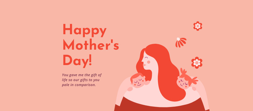 Mother's Day Gift of Life Facebook Cover 820x360