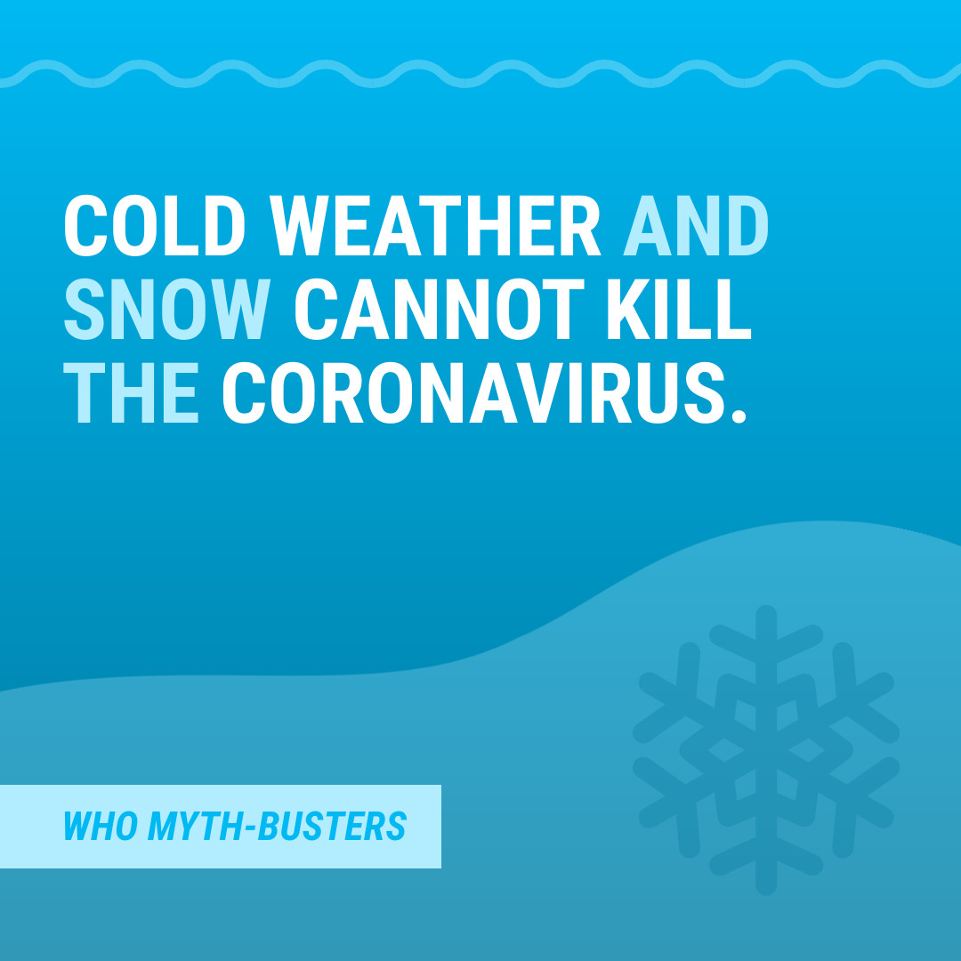 Myth COVID-19 Cold Weather Facebook Carousel Ads 1080x1080
